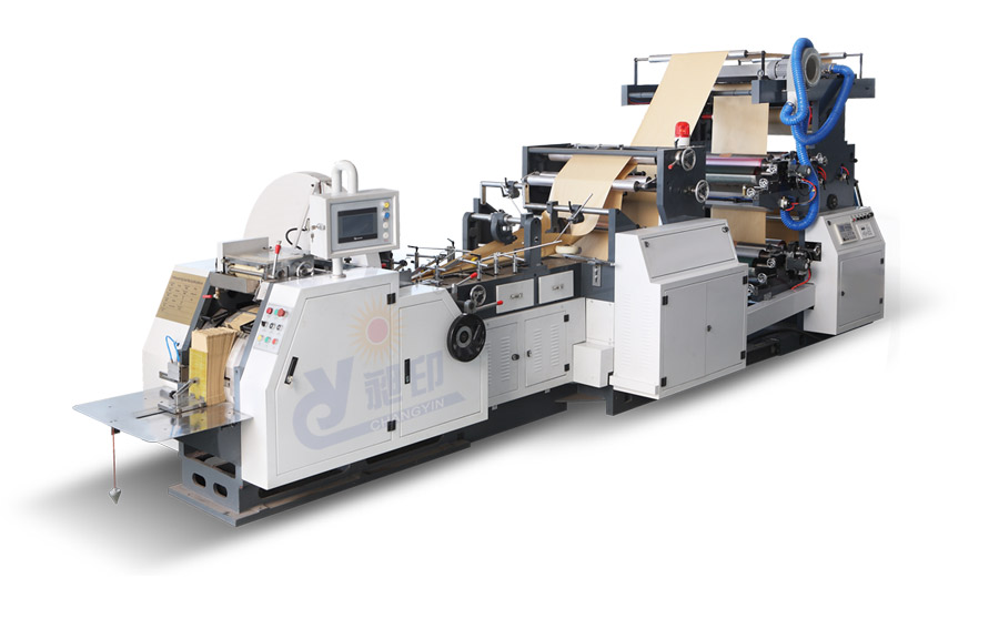 CY-400 全自动高速食品纸袋制袋机连体印刷机